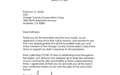 Letter From Governor Newsom